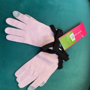 New! Kate Spade pink tech gloves!